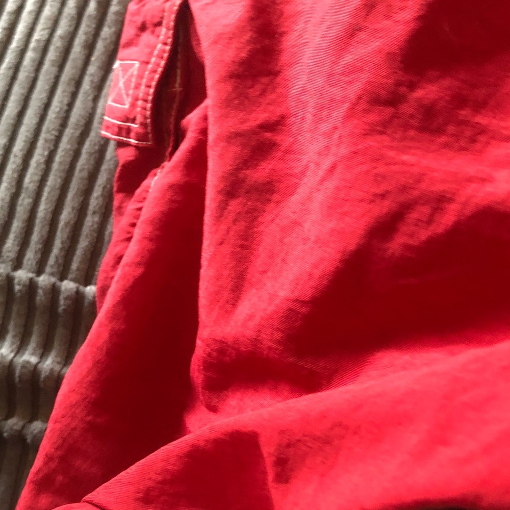 Red Drawstring Swim Trunks - Picture 3 of 5